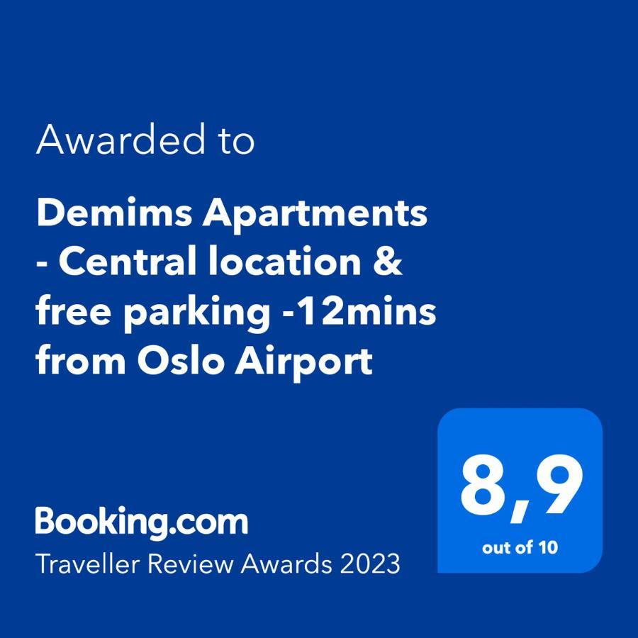 Demims Apartments Lillestrom - Central Location & Parking Bagian luar foto